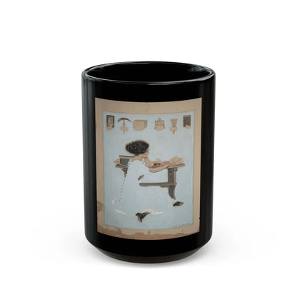 Fade away girl - Gifts, 1910 - Black Coffee Mug-15oz-Go Mug Yourself