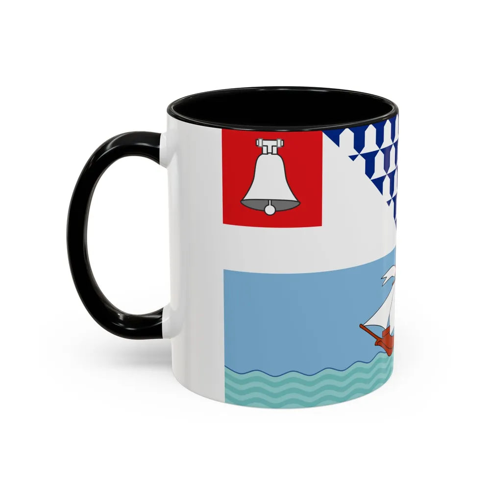 Flag of Belfast Ireland - Accent Coffee Mug-Go Mug Yourself