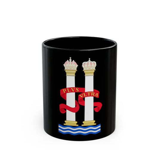 Pillars of Hercules - Black Coffee Mug-11oz-Go Mug Yourself