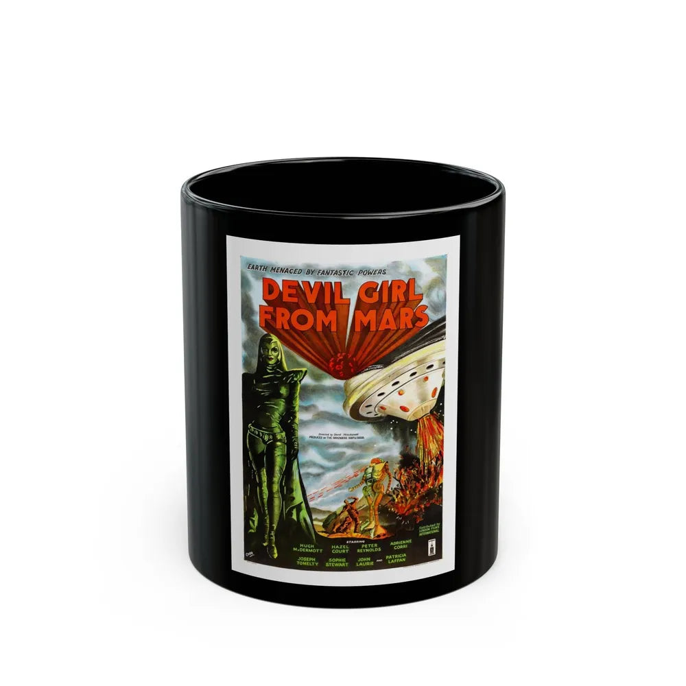 DEVIL GIRL FROM MARS (2) 1954 Movie Poster - Black Coffee Mug-11oz-Go Mug Yourself