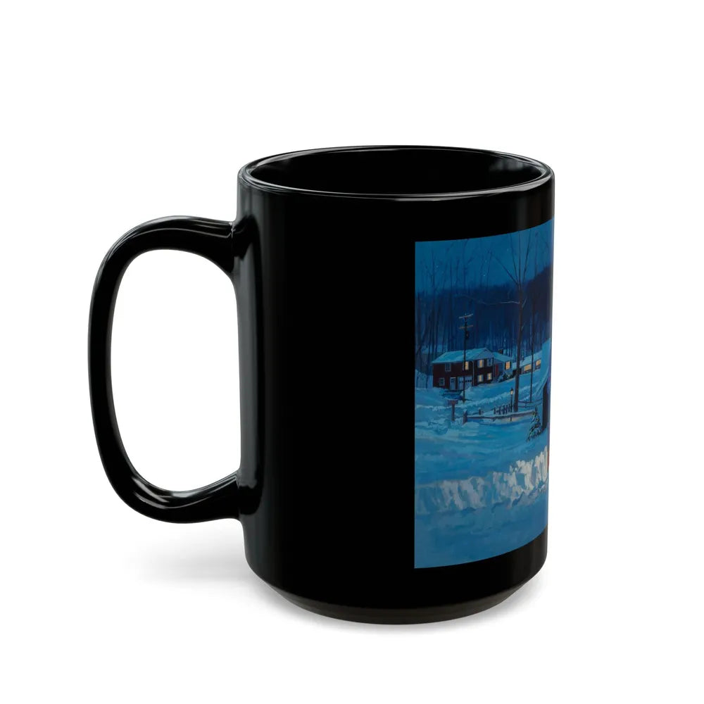 Carolers - Black Coffee Mug-Go Mug Yourself