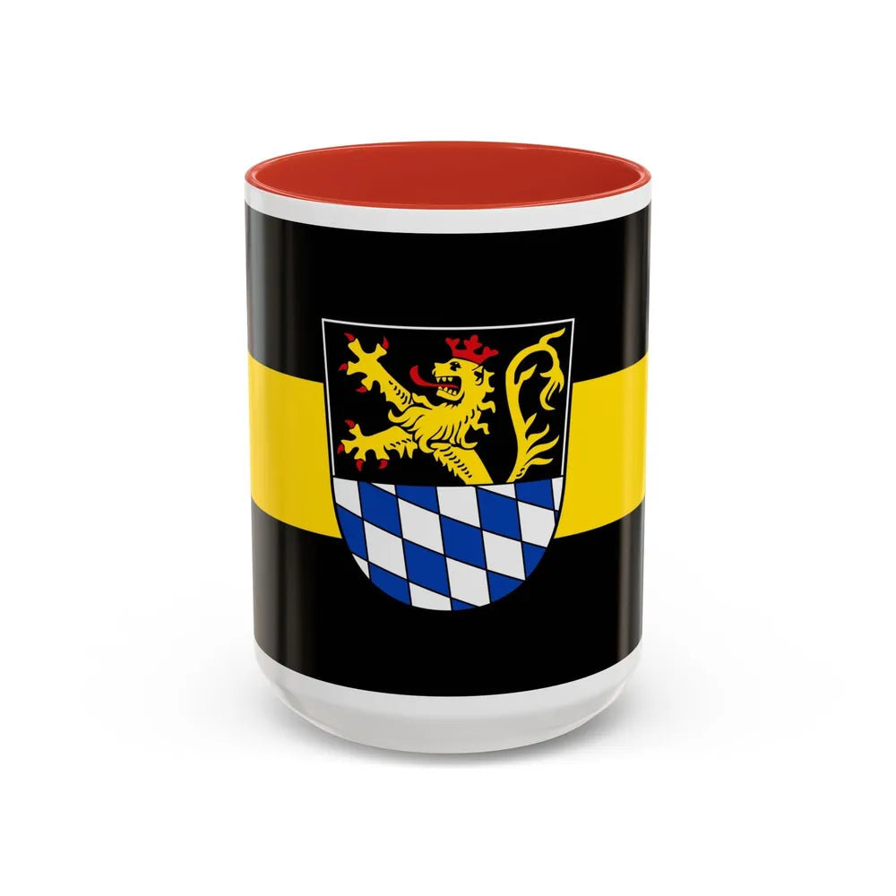 Flag of Amberg Germany - Accent Coffee Mug-15oz-Red-Go Mug Yourself