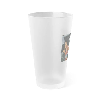 Ola Ray #93 (Vintage Female Icon) Frosted Pint 16oz-Go Mug Yourself