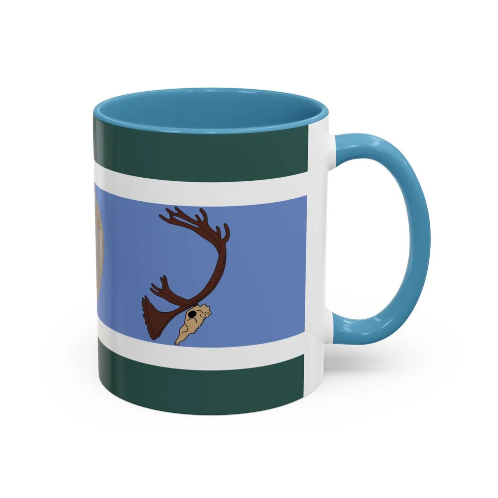 Innu Nation Flag - Accent Coffee Mug-Go Mug Yourself