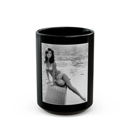 Pamela Tiffin #56 (Vintage Female Icon) Black Coffee Mug-15oz-Go Mug Yourself