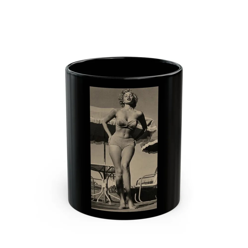 Eve Meyer #48 (Vintage Female Icon) Black Coffee Mug-11oz-Go Mug Yourself