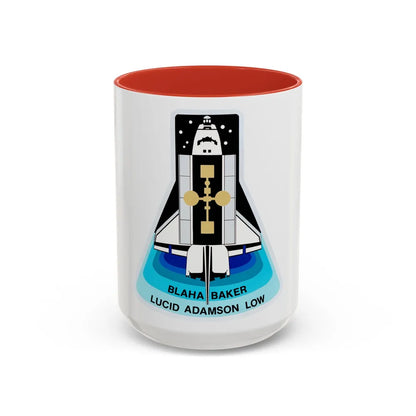 STS 43 (NASA) Accent Coffee Mug-15oz-Red-Go Mug Yourself