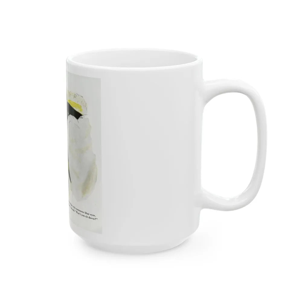 Dottie Looked At Marv, 1948 - White Coffee Mug-Go Mug Yourself