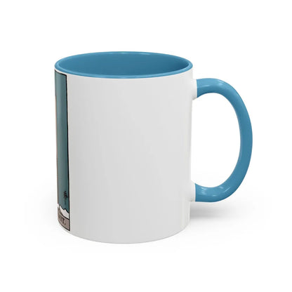 The Hermit (Tarot Card) Accent Coffee Mug-Go Mug Yourself