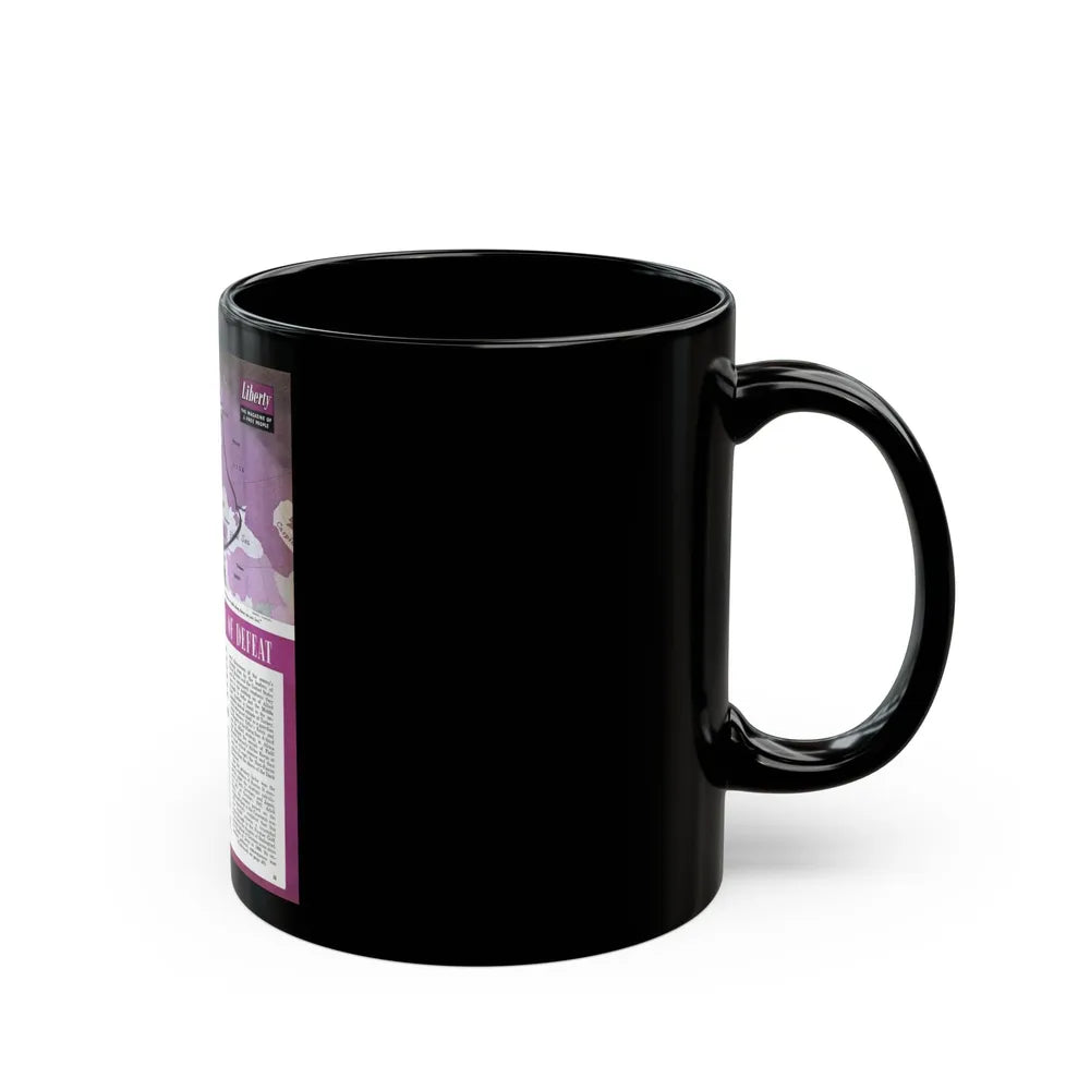 Germany's Strategy of Defeat, Liberty, September 18, 1943 - Black Coffee Mug-Go Mug Yourself