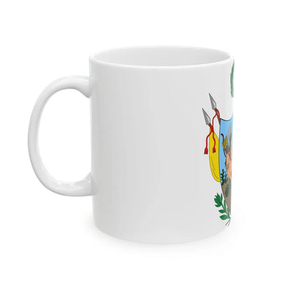 Coat of arms of Gran Colombia (1819) - White Coffee Mug-Go Mug Yourself