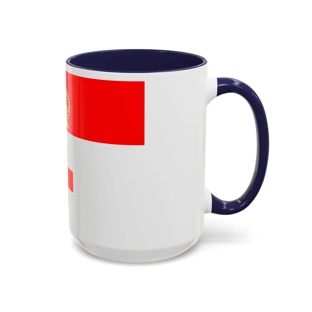 Flag of Birkirkara Malta - Accent Coffee Mug-Go Mug Yourself