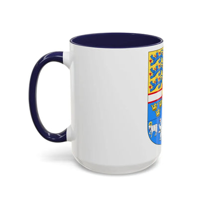 Royal arms of Denmark - Accent Coffee Mug-Go Mug Yourself