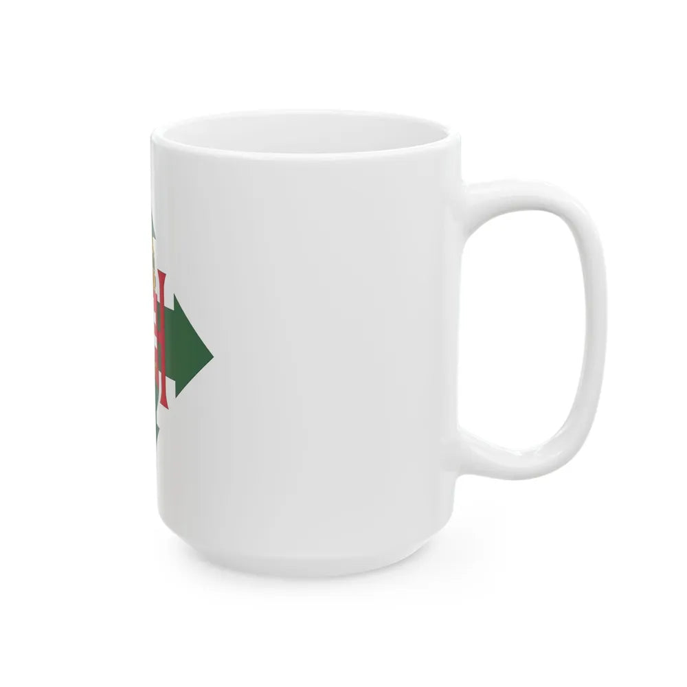 Coat of arms of Hungary (1945) - White Coffee Mug-Go Mug Yourself