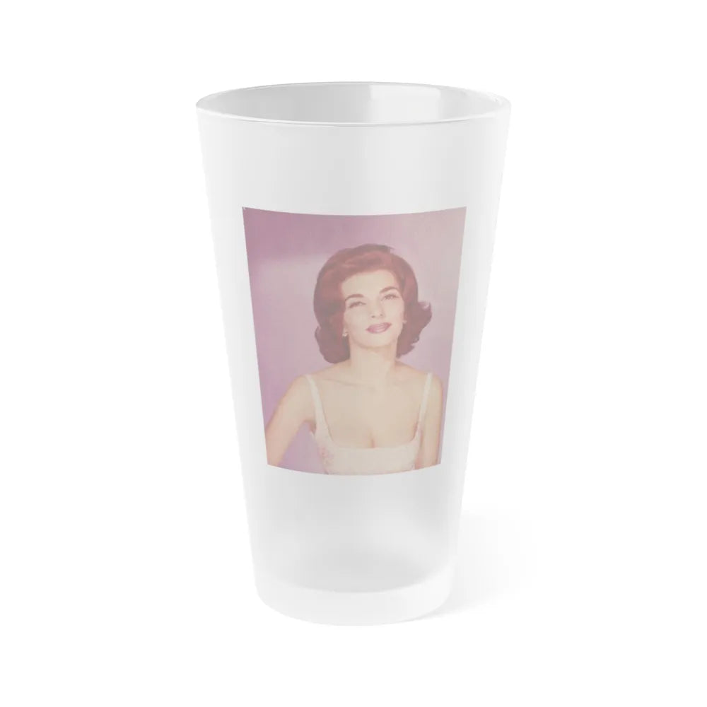 Nancy Kovack #45 (Vintage Female Icon) Frosted Pint 16oz-16oz-Frosted-Go Mug Yourself