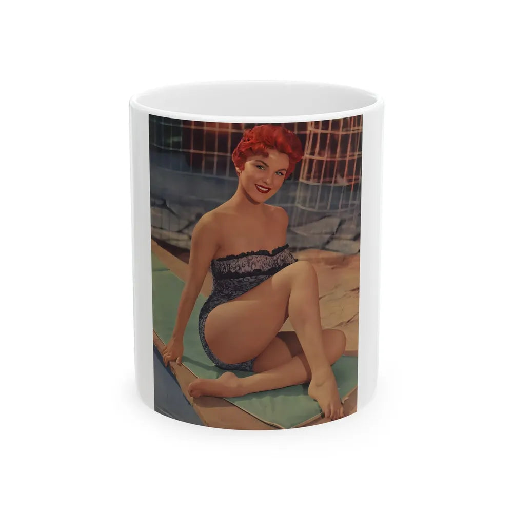 Debra Paget #40 1 (Vintage Female Icon) White Coffee Mug-11oz-Go Mug Yourself