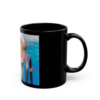 Terry Moore #415 - Unreleased Aug. '84 Playboy Photo from shoot non nude2 (Vintage Female Icon) Black Coffee Mug-Go Mug Yourself