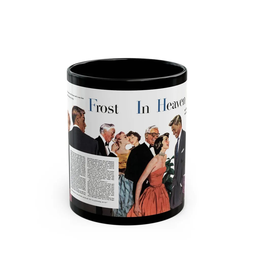 Frost in Heaven (1), The American Magazine, January 1953 - Black Coffee Mug-11oz-Go Mug Yourself