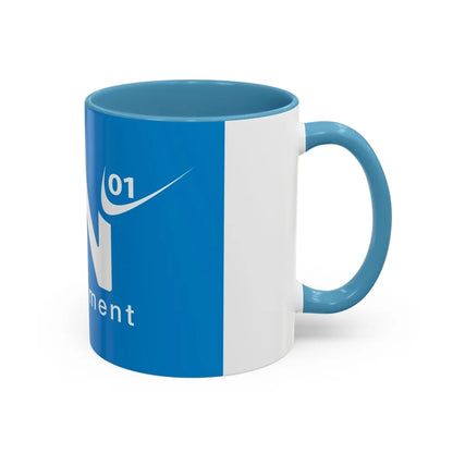 Flag of Ain France - Accent Coffee Mug-Go Mug Yourself