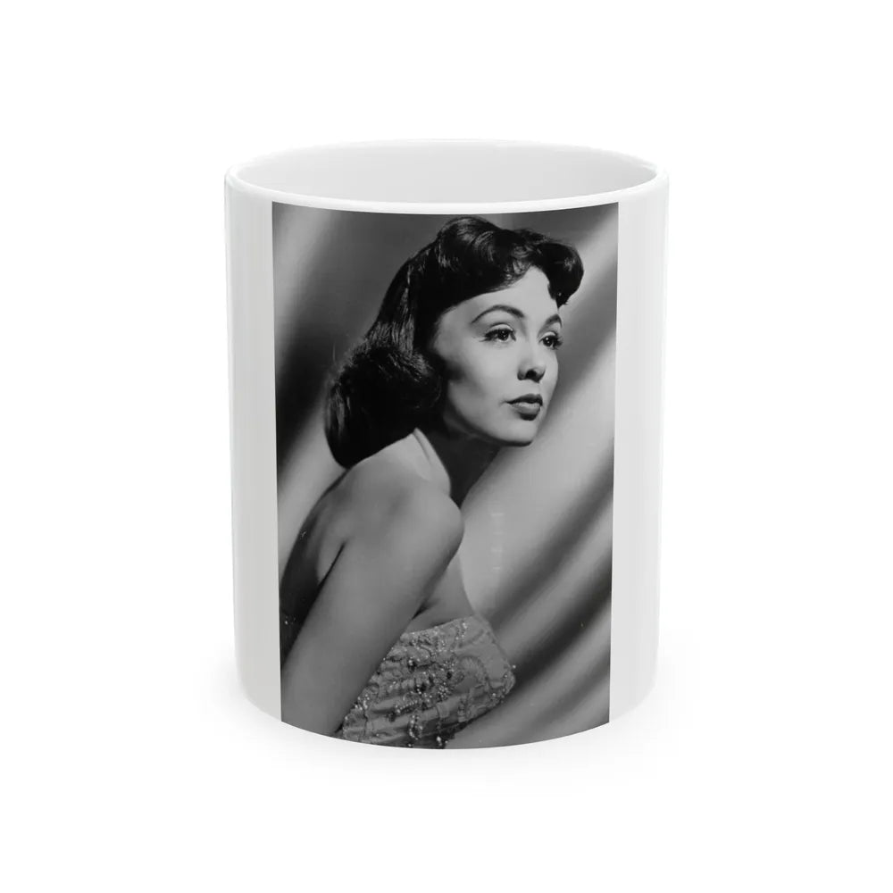 Barbara Rush #258 (Vintage Female Icon) White Coffee Mug-11oz-Go Mug Yourself