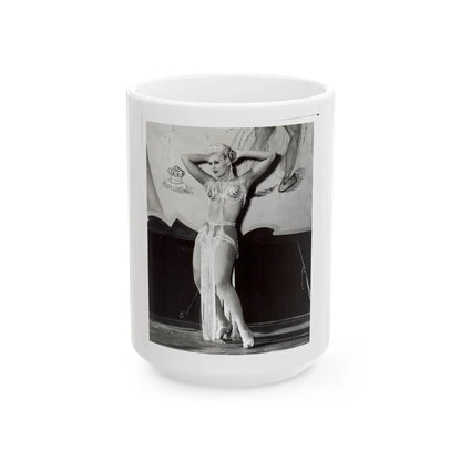 Kim Novak #191 (Vintage Female Icon) White Coffee Mug-15oz-Go Mug Yourself