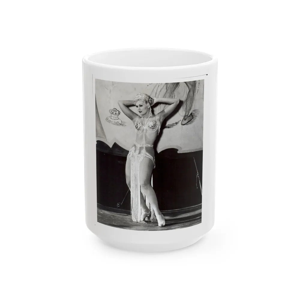 Kim Novak #234 (Vintage Female Icon) White Coffee Mug-15oz-Go Mug Yourself