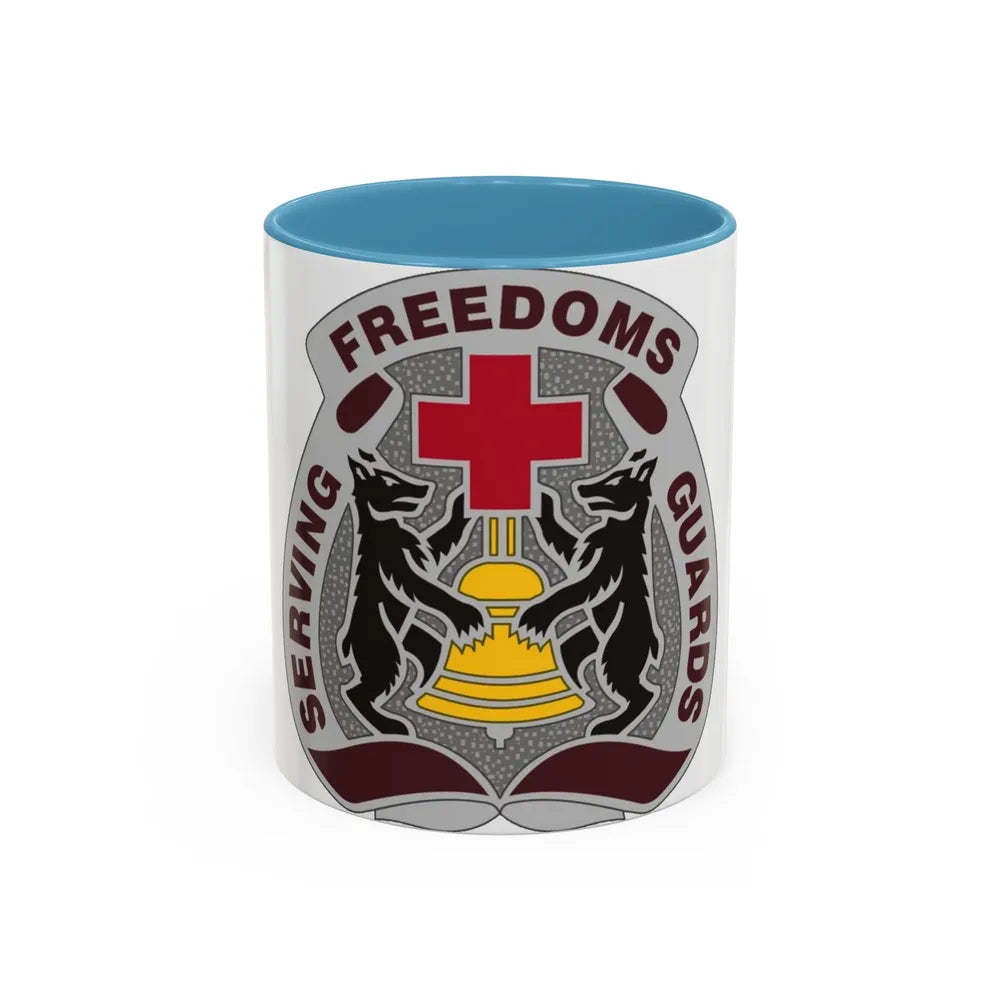 MEDDAC Berlin US (U.S. Army) Accent Coffee Mug-11oz-Light Blue-Go Mug Yourself