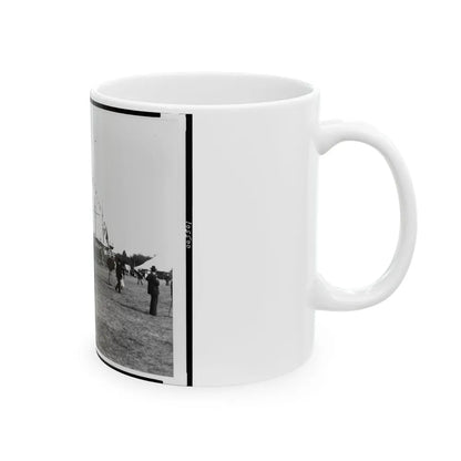 Encampment Of The G.A.R. In Washington, D.C., With Replica Of Ship (U.S. Civil War) White Coffee Mug-Go Mug Yourself