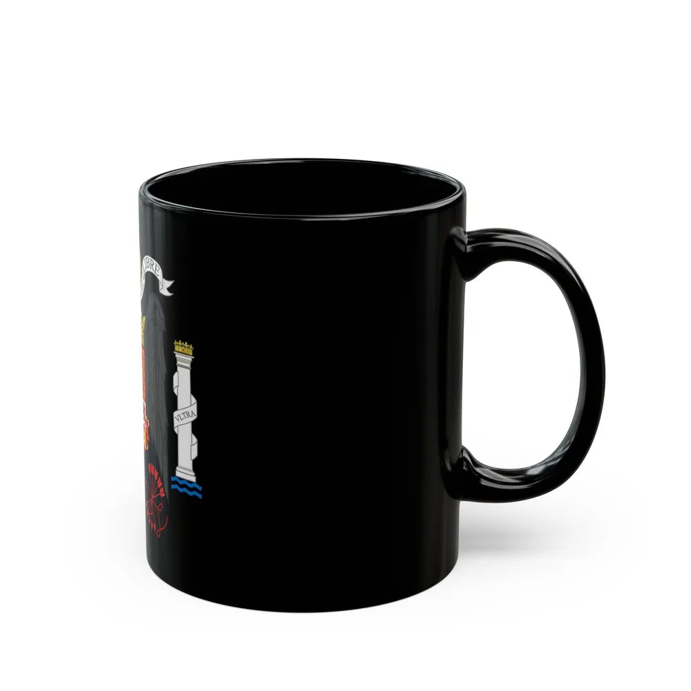 Coat of Arms of Spain (1939-1945) - Black Coffee Mug-Go Mug Yourself