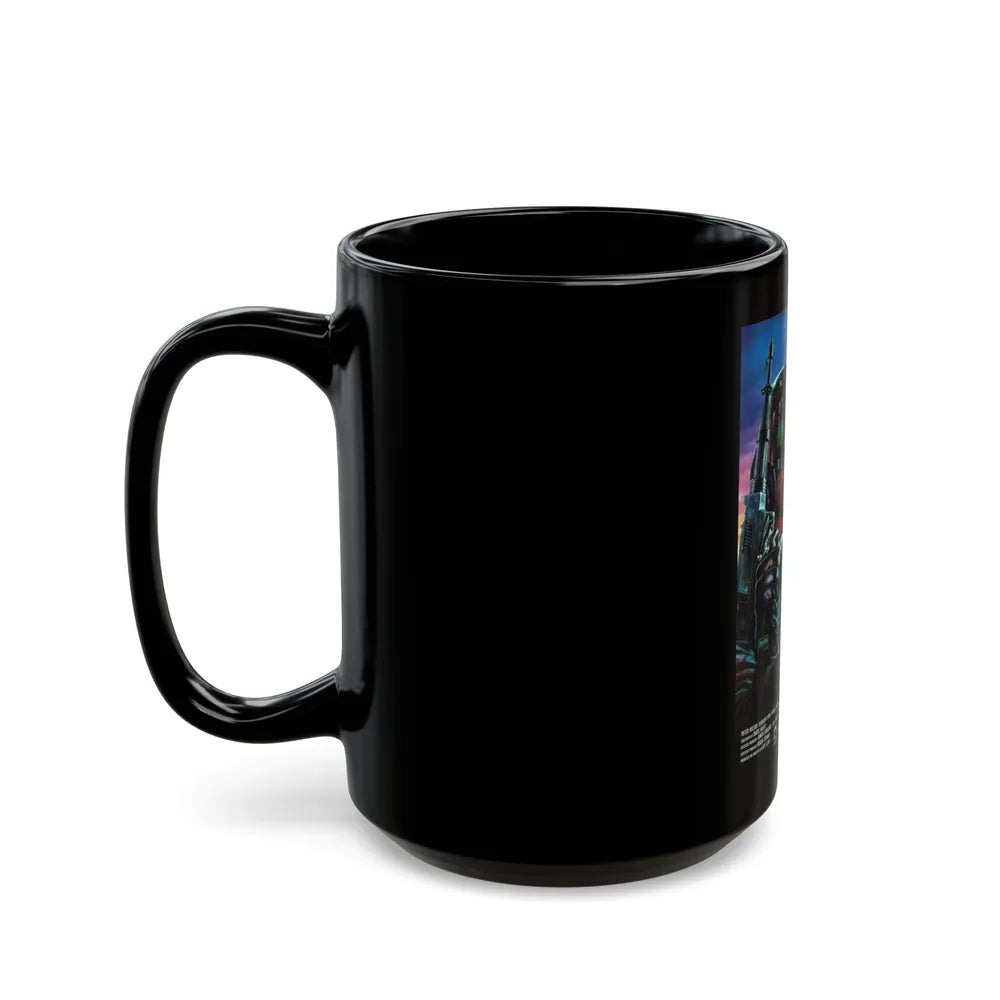 CRIME ZONE 1988 Movie Poster - Black Coffee Mug-Go Mug Yourself