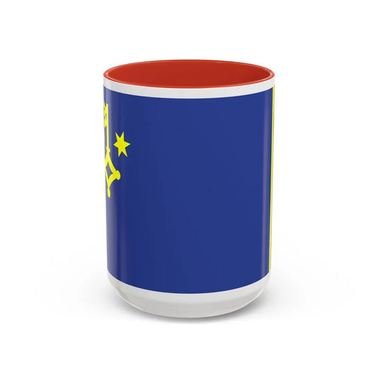 Flag of Hel Poland - Accent Coffee Mug-15oz-Red-Go Mug Yourself