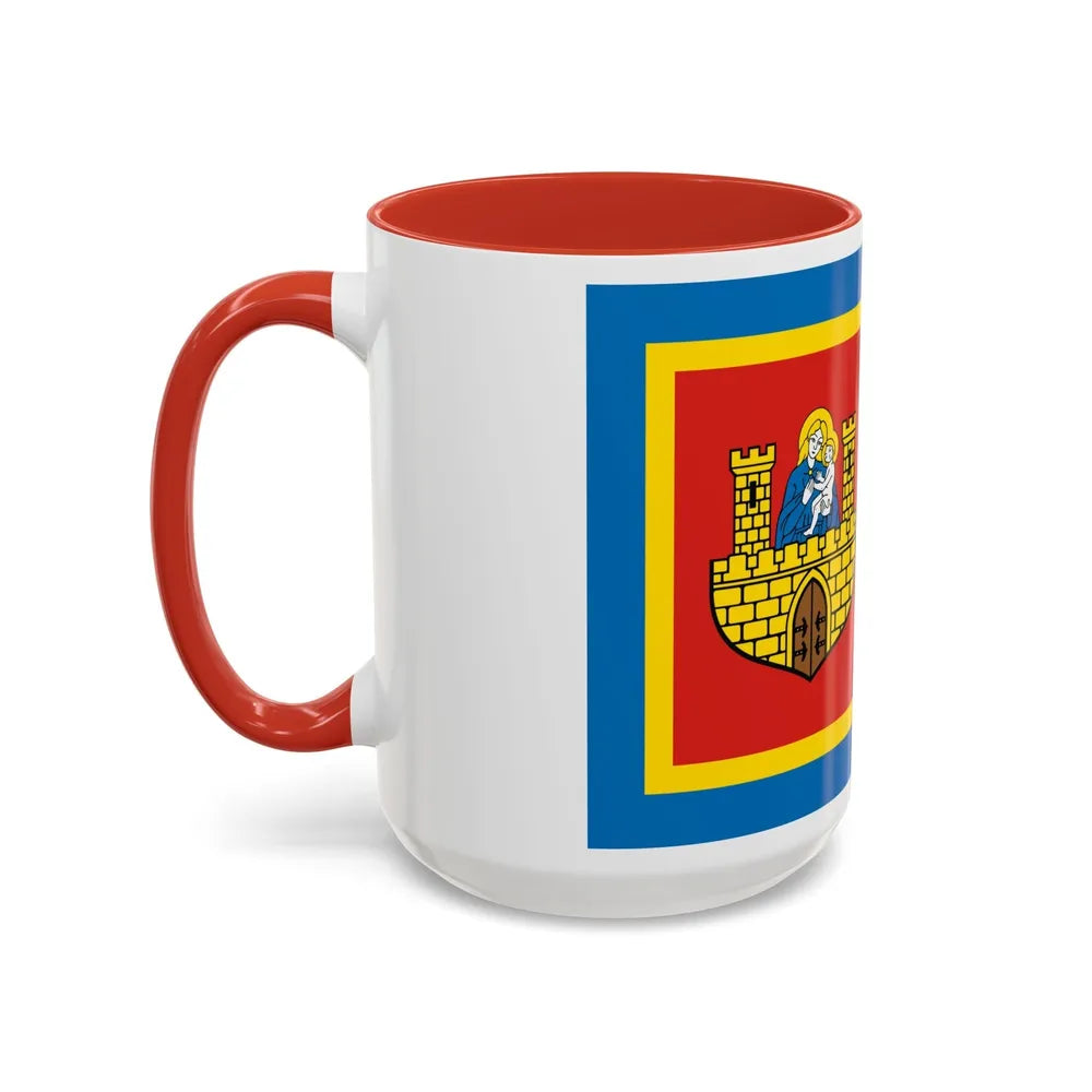 Flag of Frombork Poland - Accent Coffee Mug-Go Mug Yourself