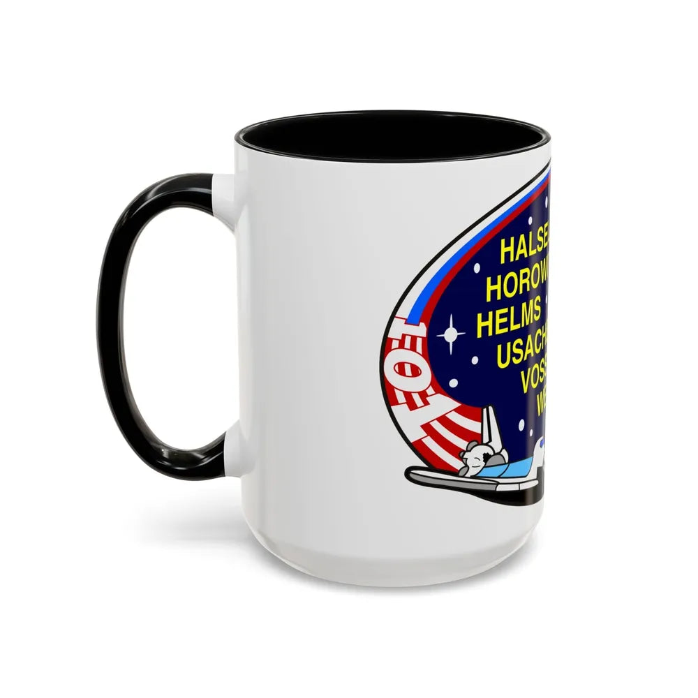 STS 101 (NASA) Accent Coffee Mug-Go Mug Yourself