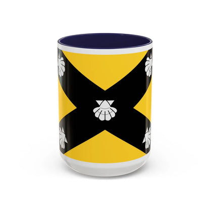 Flag of Isla Malta - Accent Coffee Mug-15oz-Navy-Go Mug Yourself