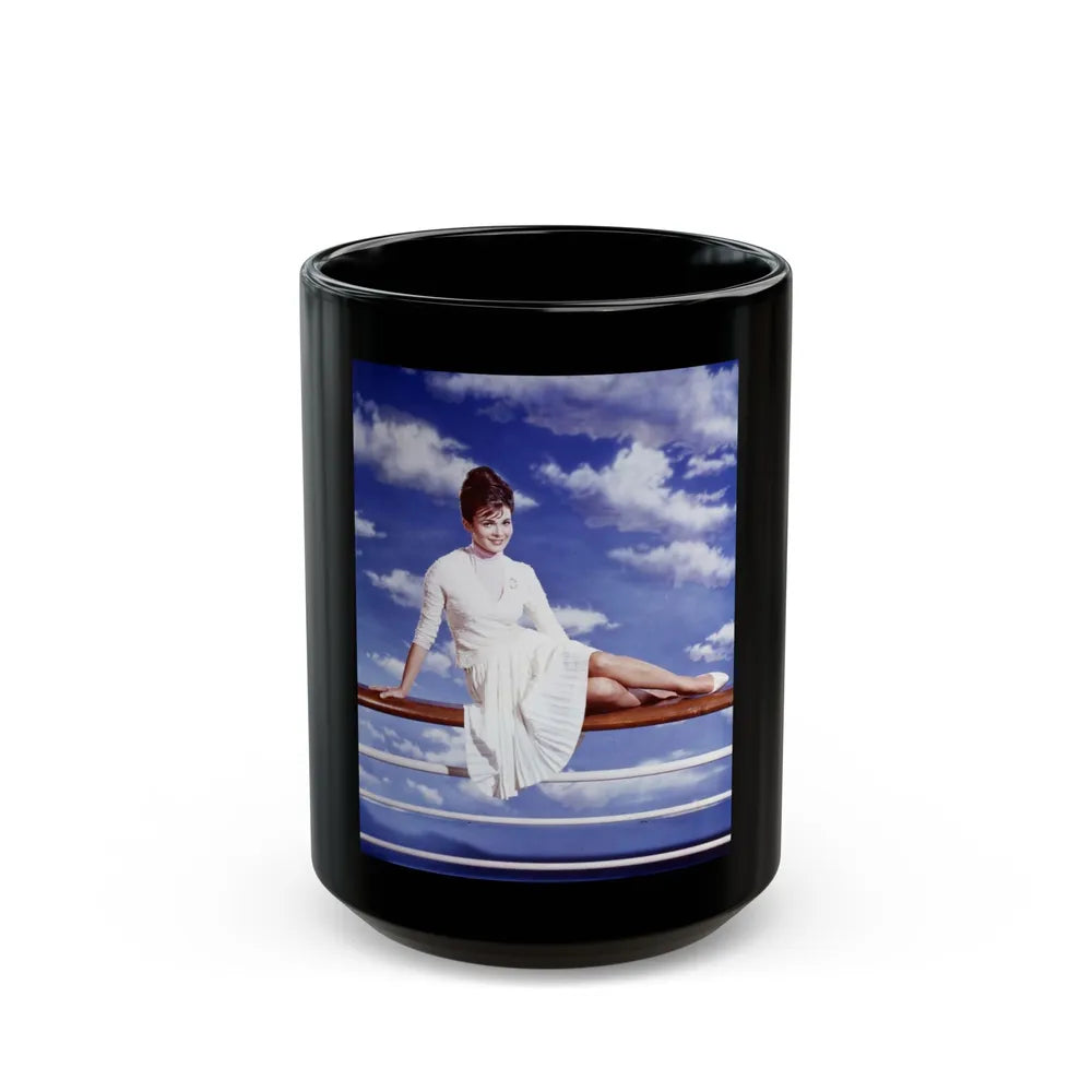 Gila Golan #141 (Vintage Female Icon) Black Coffee Mug-15oz-Go Mug Yourself