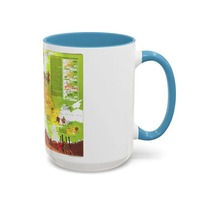 Europe - Celtic (1977) (Map) Accent Coffee Mug-Go Mug Yourself