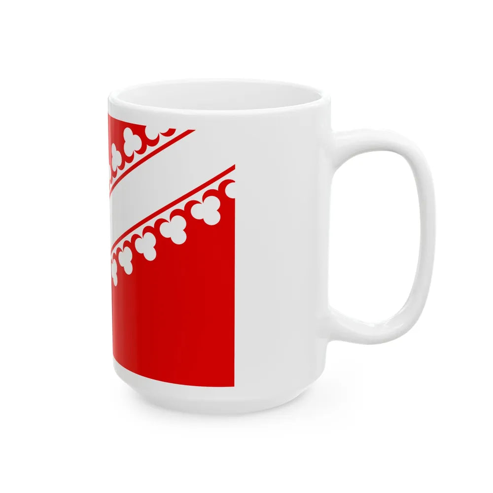 Flag of Bas Rhin France 2 - White Coffee Mug-Go Mug Yourself