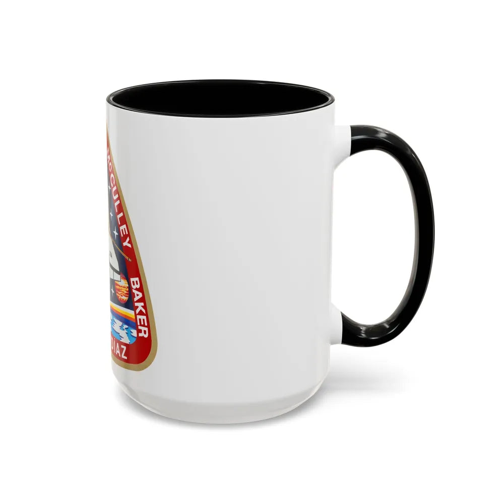 STS 34 (NASA) Accent Coffee Mug-Go Mug Yourself