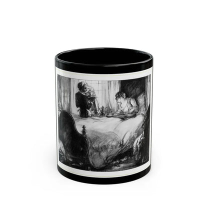 Daisy's Day (1), McCall's, February 1930 - Black Coffee Mug-11oz-Go Mug Yourself