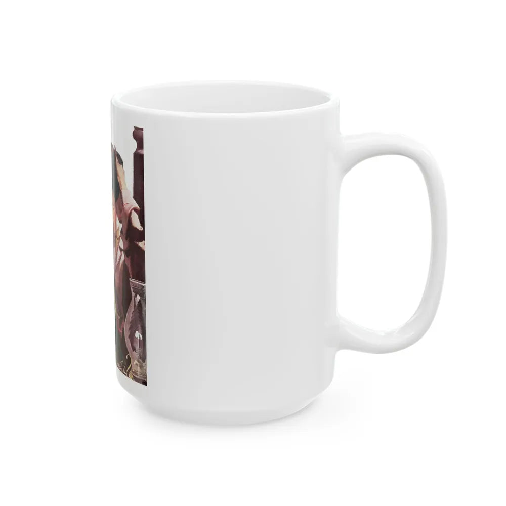 Collier's magazine illustration - White Coffee Mug-Go Mug Yourself