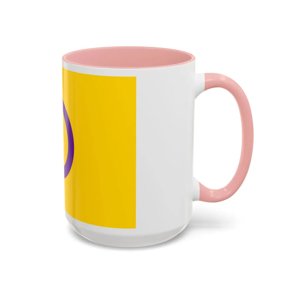 Intersex Pride Flag - Accent Coffee Mug-Go Mug Yourself