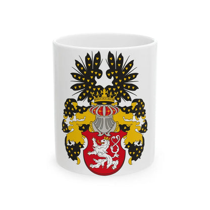 Coat of arms of the Kingdom of Bohemia - White Coffee Mug-11oz-Go Mug Yourself