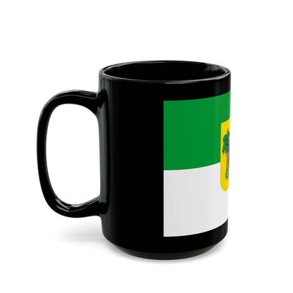 Flag of Rio Grande do Norte Brazil - Black Coffee Mug-Go Mug Yourself