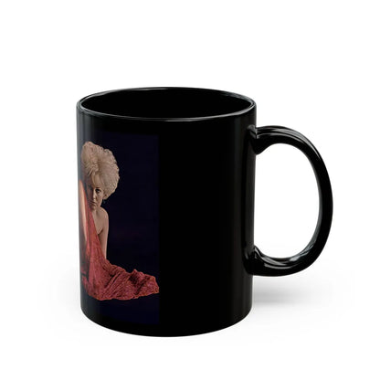 Kim Novak #256 (Vintage Female Icon) Black Coffee Mug-Go Mug Yourself