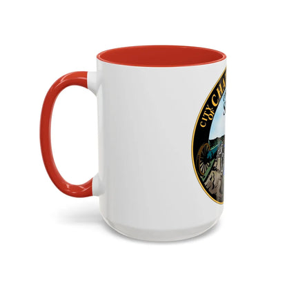 Seal of Chattanooga Tennessee - Accent Coffee Mug-Go Mug Yourself