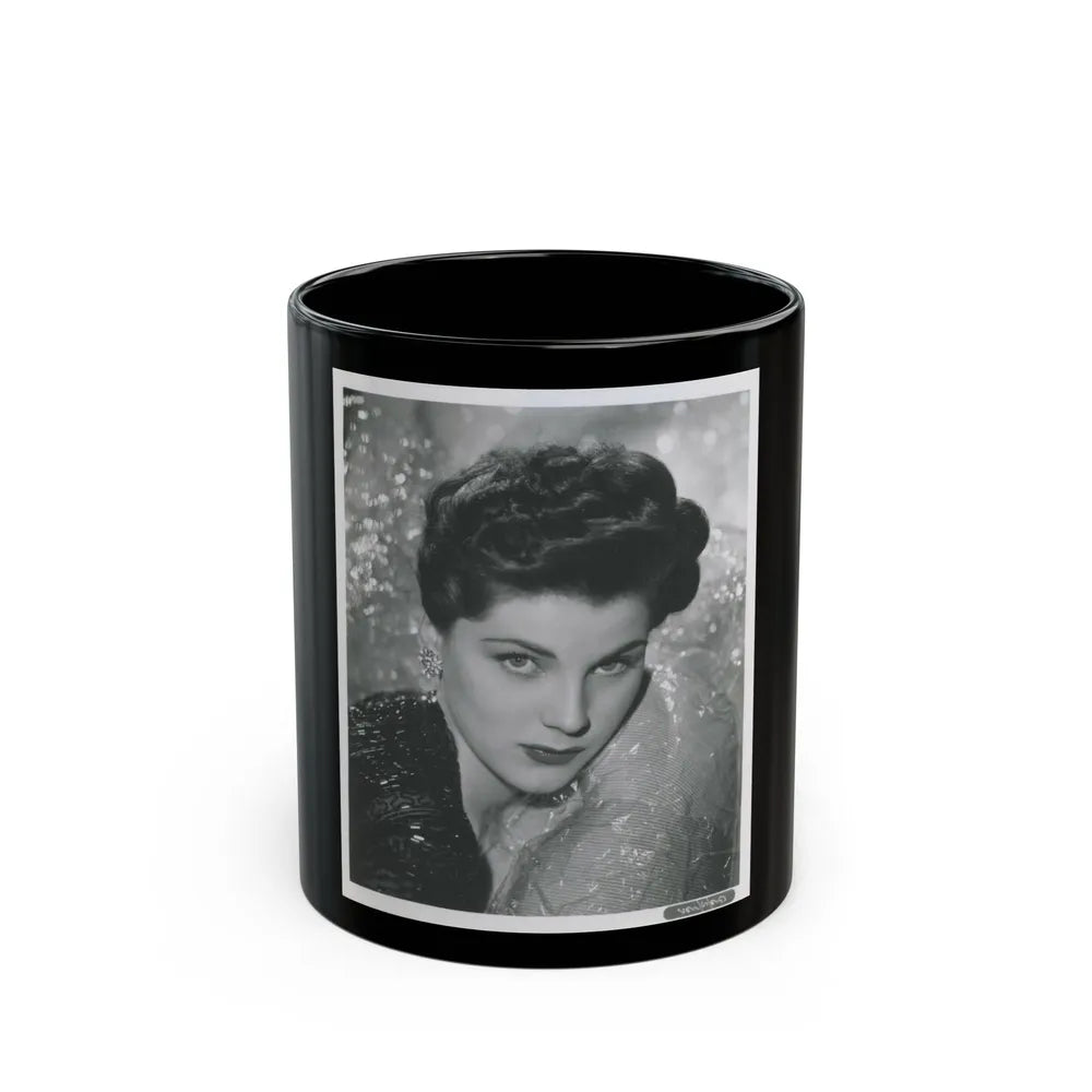 Debra Paget #617 (Vintage Female Icon) Black Coffee Mug-11oz-Go Mug Yourself