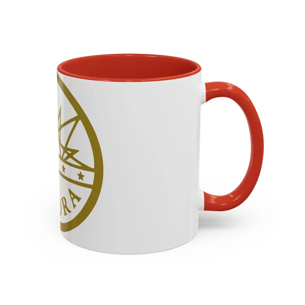 Seal of Aurora Colorado - Accent Coffee Mug-Go Mug Yourself