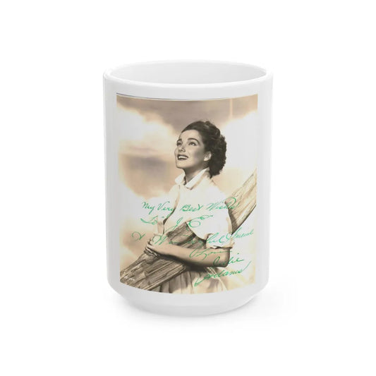 Julia Adams #167 (Vintage Female Icon) White Coffee Mug-15oz-Go Mug Yourself