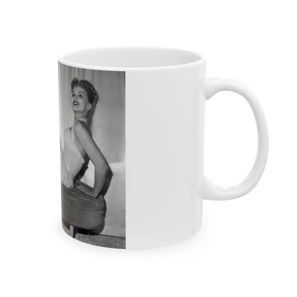 Debra Paget #457 (Vintage Female Icon) White Coffee Mug-Go Mug Yourself