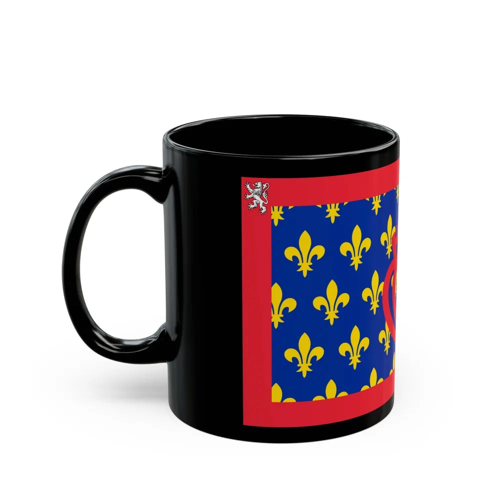 Flag of Pays de la Loire France - Black Coffee Mug-Go Mug Yourself